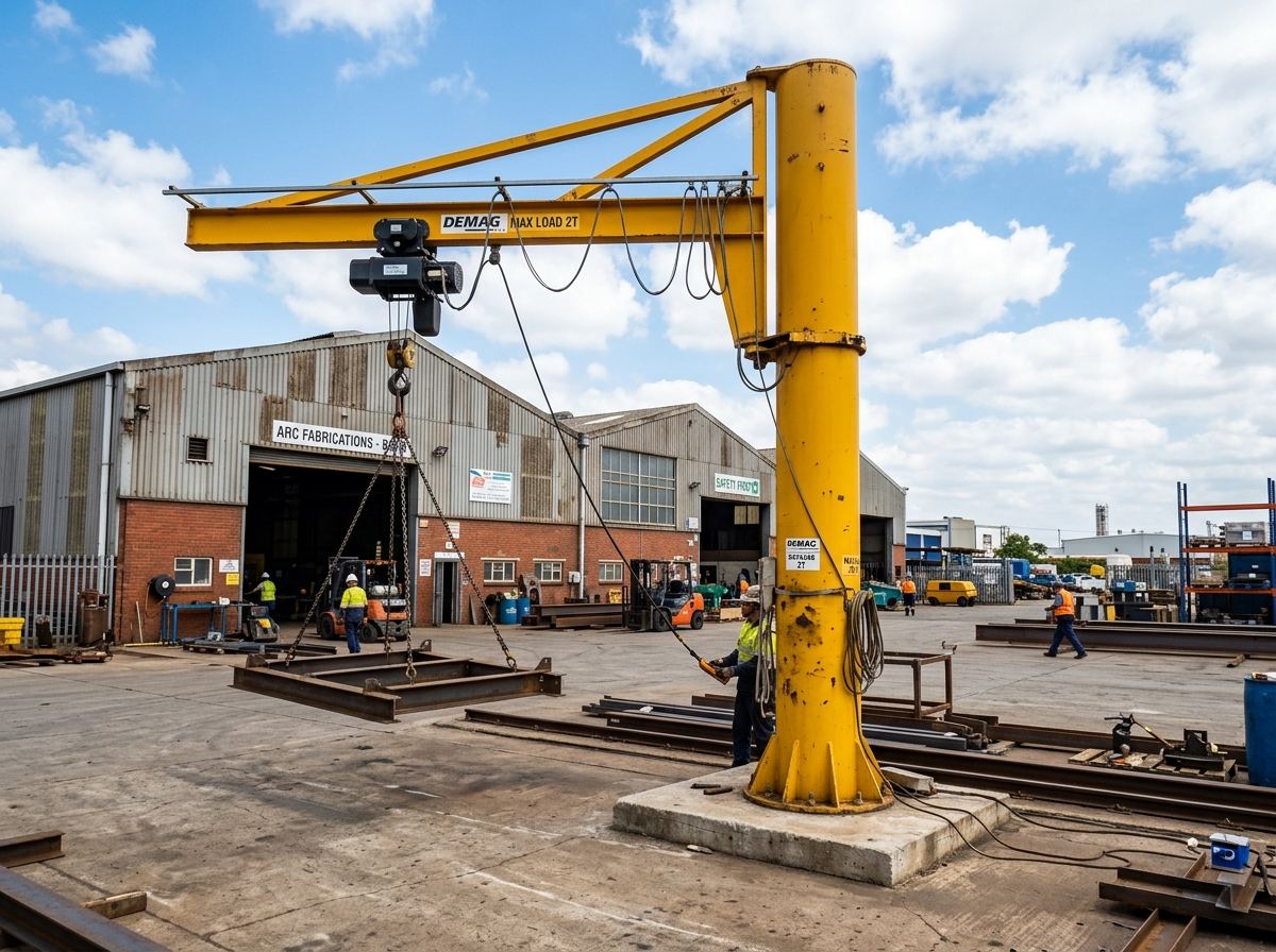 Pillar Mounted Slewing Jib Crane